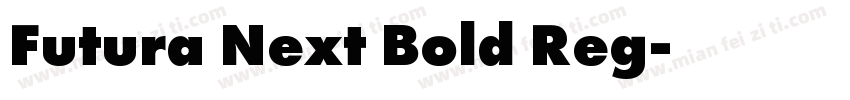 Futura Next Bold Reg字体转换